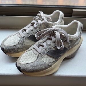 New Balance Stylish Women's Sneakers in Gray and Cream